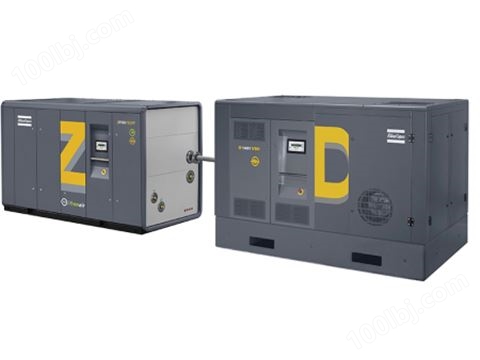 配备高压活塞增压机的ZD(VSD)无油中压螺杆式压缩机