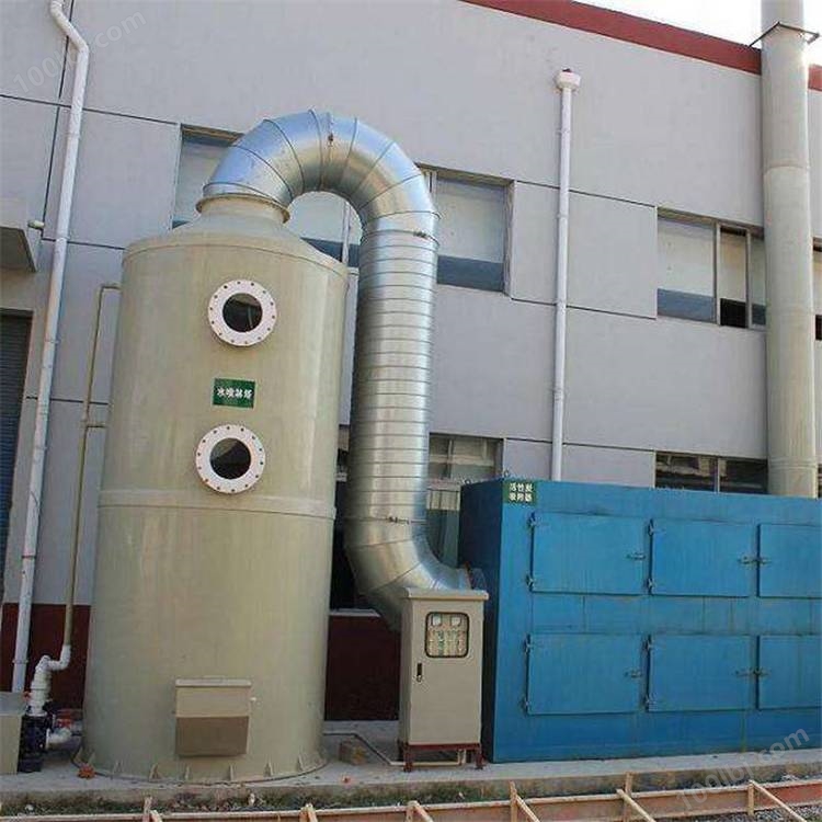 PP喷淋塔 不锈钢净化塔 废气处理成套设备喷淋塔 硕瑞环保