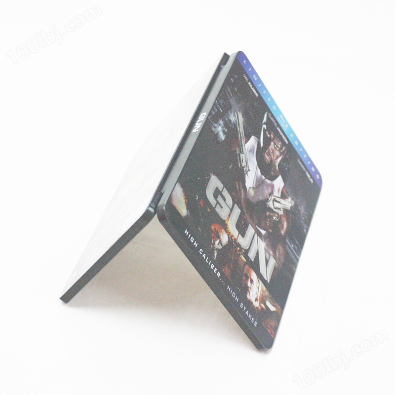 枪美国系列电影DVD包装马口铁金属盒生产厂家