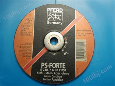 德国PFERD（马圈）工业级研磨耗材及切割片:切割片E230-7A30PPSF/22.23