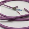 5芯紫色柔性devicenet双绞屏蔽通信线缆